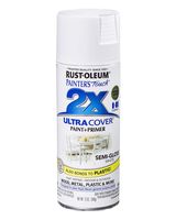 RustOleum PT 2X Ultra Cover Semi Gloss White 12Oz RustOleum PT 2X Ultra Cover Semi Gloss White 12Oz