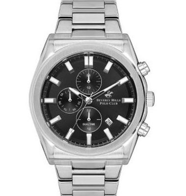 Beverly Hills Polo Club Men's Multi Function Black Dial Watch - BP3344X.350