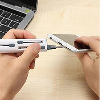 4 In 1 Multi-Functional Cleaning Pen For Airpod Cleaning Kit With Soft Brush Keyboard Cleaner Lightinthebox - thumbnail