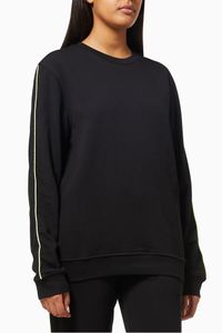 Maria Neon Piping Sweatshirt in Cotton