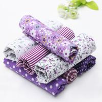 7pcs Purple Series Cotton Fabric Handmade DIY Craft Tecido - thumbnail