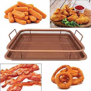 2 Piece Set Copper Crisper Tray Air Fry