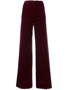 Emanuel Ungaro Pre-Owned 1970's wide-leg trousers - Red