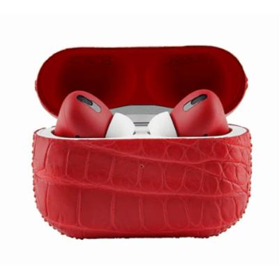 Customized Apple AirPods Pro 3 Leather Alligator Red