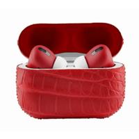 Customized Apple AirPods Pro 3 Leather Alligator Red