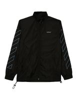 Diagonal Print Jacket - Black - thumbnail