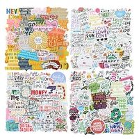 Stickers Positive Stickers 200Pcs Motivational Waterproof Vinyl Stickers for Water Bottle Hydroflasks Laptops Computers Phone for Women Adults Kids Students Teachers Employees Lightinthebox - thumbnail