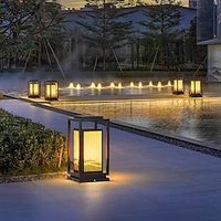 Outdoor Wall Lights Metal Wall Light IP65 Waterproof Warm White Light Color Utility Power Solor 110-120V 220-240V 10 W Lightinthebox - thumbnail