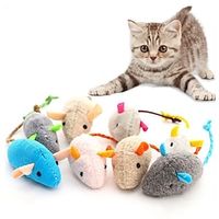 Random 8 Pcs Cat Toys Simulated Plush Mice Relieve Boredom Interact With Each Other And Provide Pet Products Lightinthebox - thumbnail