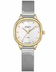 Ecstacy Women's Analog White Dial Watch E22505-TMSW