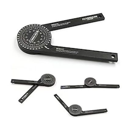 Aluminum Protractor Angle Finder Miter Saw Protractor Practical Engraving Scales Accurate for Plumbers for Measurement miniinthebox