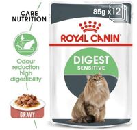 Royal Canin Feline Care Nutrition Digest Sensitive Gravy Wet Food Pouches Cat Food