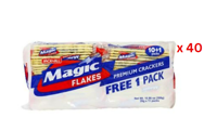 Jack N Jill Magic Flakes Premium Cracker10*28G+28G Pack Of 40 (UAE Delivery Only)