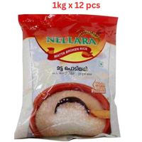 Nellara Matta Broken Rice 1kg (Pack of 12)