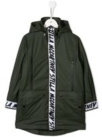 Stella McCartney Kids logo zipped jacket - Green