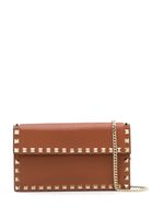 Valentino Garavani Rockstud chain wallet - Brown