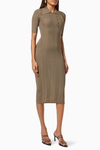 Evial Rib Knit Dress