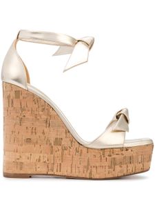 Alexandre Birman wedge heel sandals - GOLD