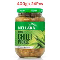 Nellara Green Chilly In Brine 400Gm Bottle Pack Of 24