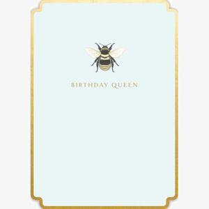 Fox & Butler Bee Birthday Queen Greeting Card (17 x 12cm)