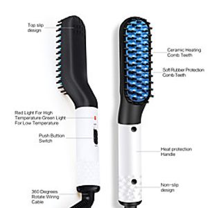 Mini Electric Beard Styling Comb Beard Straightener Beard Straightening Comb For Men Lightinthebox