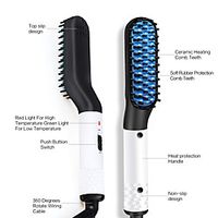 Mini Electric Beard Styling Comb Beard Straightener Beard Straightening Comb For Men Lightinthebox - thumbnail