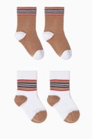 Icon Stripe Sock Baby Gift Set in Cotton Blend Icon Stripe Sock Baby Gift Set in Cotton Blend