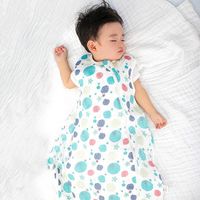 TUBENG Cute Baby Floral Sleeveless O-Neck Rompers Sleeping Bag