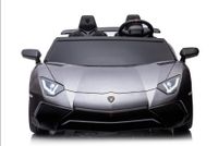 Megastar Ride On 24V Licensed Lamborghini XXL Big Kids 2 Seater Supercar For Kids, Grey - lob308-grey (UAE Delivery Only)