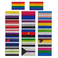 Pride Rainbow Flag Gay and Bisexual Festival Embroidered Velcro Badge Backpack Decoration Cloth Patch Lightinthebox