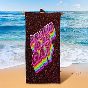 Rainbow LGBT Pattern Beach Towel Beach Blanket Bath Towel for Adults and Kids,Compact Sand Free Swim Pool Blanket for Outdoor Traveling on Vacation Beach Accessories Lightinthebox