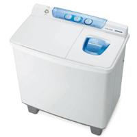 Hitachi 10.5KG Twin Tub Top Load Washing Machine With Semi Automatic 9KG Dryer Capacity, Air Jet Dry With Nano Titanium Filter, Dust Cover, Turbo Drying, 2-Way Wash Action, White - PS1100KJ3CGXWH (2 Years Warranty)