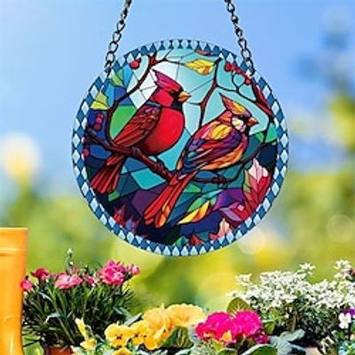 1pc Bird Wall Hanging Suncatcher for Home and Garden Decor - Perfect for Home Decor Lightinthebox