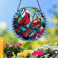 1pc Bird Wall Hanging Suncatcher for Home and Garden Decor - Perfect for Home Decor Lightinthebox - thumbnail