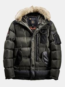 Patch Pockets Thick Warm Coat