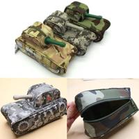 Cool Tank Shape Pencil Case Bag Pen Box Stationery Boy's School Pen Case Purse - thumbnail