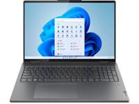 Lenovo Yoga 7 16 IAP7 Laptop 12th Gen Core i5-1240P, 16inch HD, 256GB SSD, 8GB RAM, Intel Iris Xe Graphics, Win11, Storm Grey, International Version- 82QG0001US