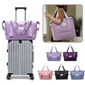 Waterproof Travel Duffle Bag Large Capacity Folding Travel Bags Tote Travel Luggage Storage for Women Multifunctional Handbag Lightinthebox