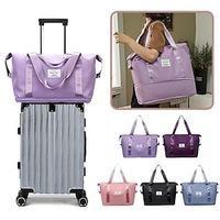 Waterproof Travel Duffle Bag Large Capacity Folding Travel Bags Tote Travel Luggage Storage for Women Multifunctional Handbag Lightinthebox - thumbnail