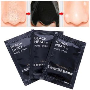 1Pc Nose Black Mask Blackhead Acne Remover Pore Mineral Mud Membranes T Zone Cleaner