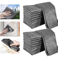 2Pcs Glass Cleaning Cloth Lint Free Cleaning Towel Vehicle Care Cleaning Rag Kitchen Dish Cloth Car Accessory Household Supply Lightinthebox - thumbnail