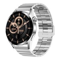 Levore Smart Watch 1.5 Inch Big Screen Heart Rate, Pedometer, Multiple Sports, Notifications, Low Consumption Dual Mode Bluetooth - Silver - LWS323