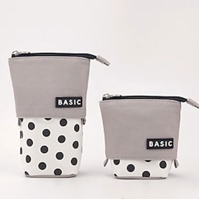 PencilCasePenPouchMarkerBag Wear-Resistant Multifunction With Zipper Canvas for School Office Student miniinthebox