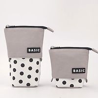 PencilCasePenPouchMarkerBag Wear-Resistant Multifunction With Zipper Canvas for School Office Student miniinthebox - thumbnail
