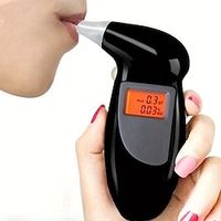 Digital Alcohol Tester Breath Alcohol Tester Breathalyzer Breathalyser Alcohol Breath Tester Shipped Without Battery Lightinthebox - thumbnail