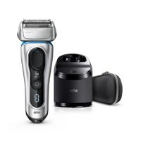 Braun Wet and Dry Electric Shaver | Series 8 | Charge station | SHAVER8390CC | Silver Color - thumbnail