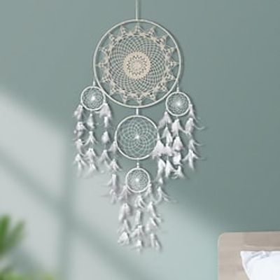 factory direct sales maple five-ring star lace dream catcher wall decoration wall hanging wall decoration room wall decoration dream catcher Lightinthebox