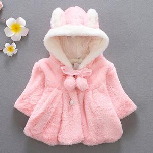 Baby Infant Girls Fur Winter Warm Coat