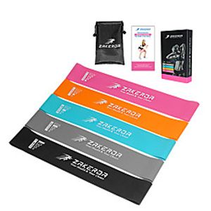 Resistance Loop Exercise Bands Resistance Bands Sports Emulsion Gym Workout Pilates Exercise  Fitness Adjustable Durable Resistance Training Myofascial Release, Trigger Point Therapy, Muscle Knots miniinthebox