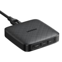 UGREEN 100W GaN 3-Port USB-C + 1-Port USB-A Desktop PD 3.0 Fast Charger | Black | 100W Max Output, GaN Technology, Fast Charging for Laptops, Table...